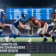 new york giants vs washington commanders match player stats