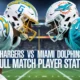 Chargers vs Miami Dolphins Full Match Player Stats
