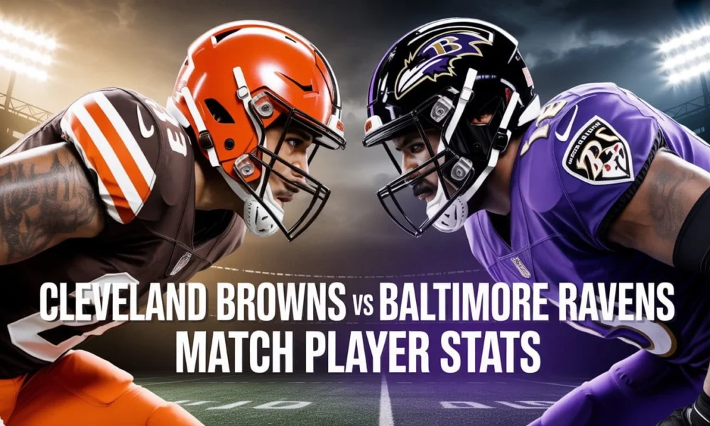Cleveland Browns vs Baltimore Ravens Match Player Stats