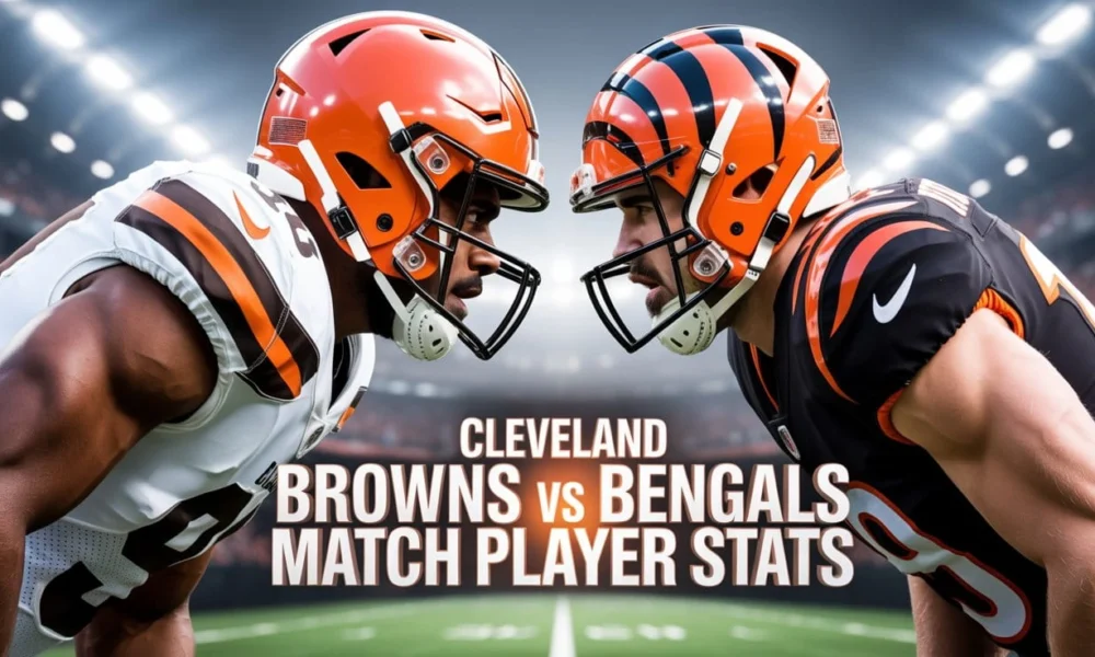 Cleveland Browns vs Bengals Match Player Stats