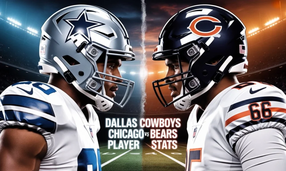 Dallas Cowboys vs Chicago Bears Match Player Stats