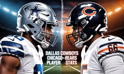 Dallas Cowboys vs Chicago Bears Match Player Stats