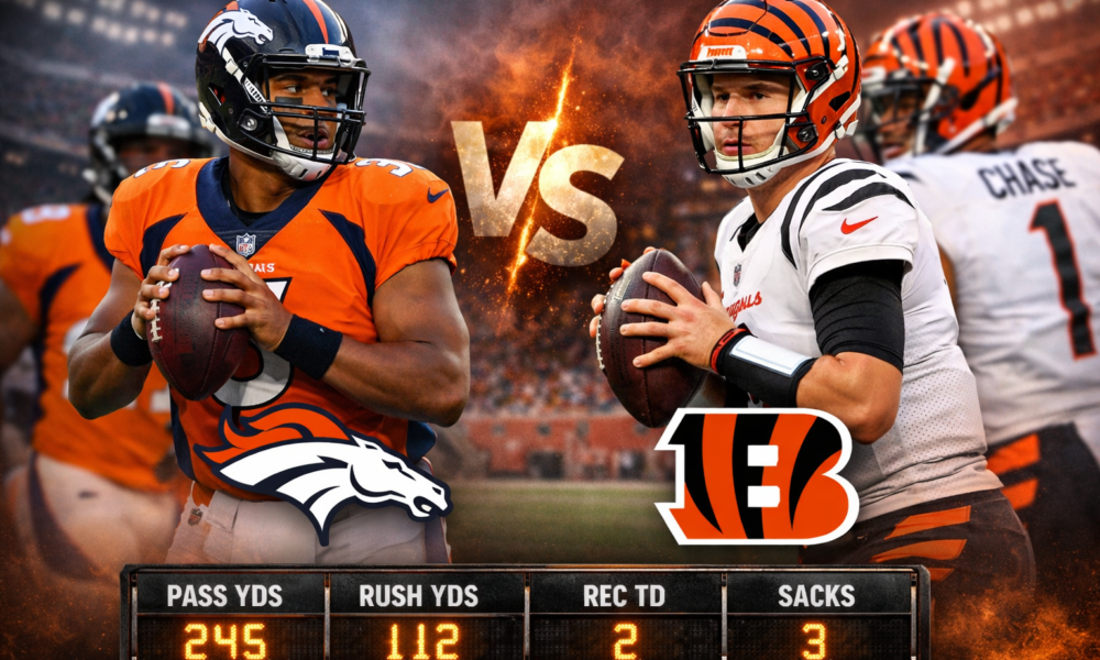 Denver Broncos vs Bengals Match Player Stats Guide