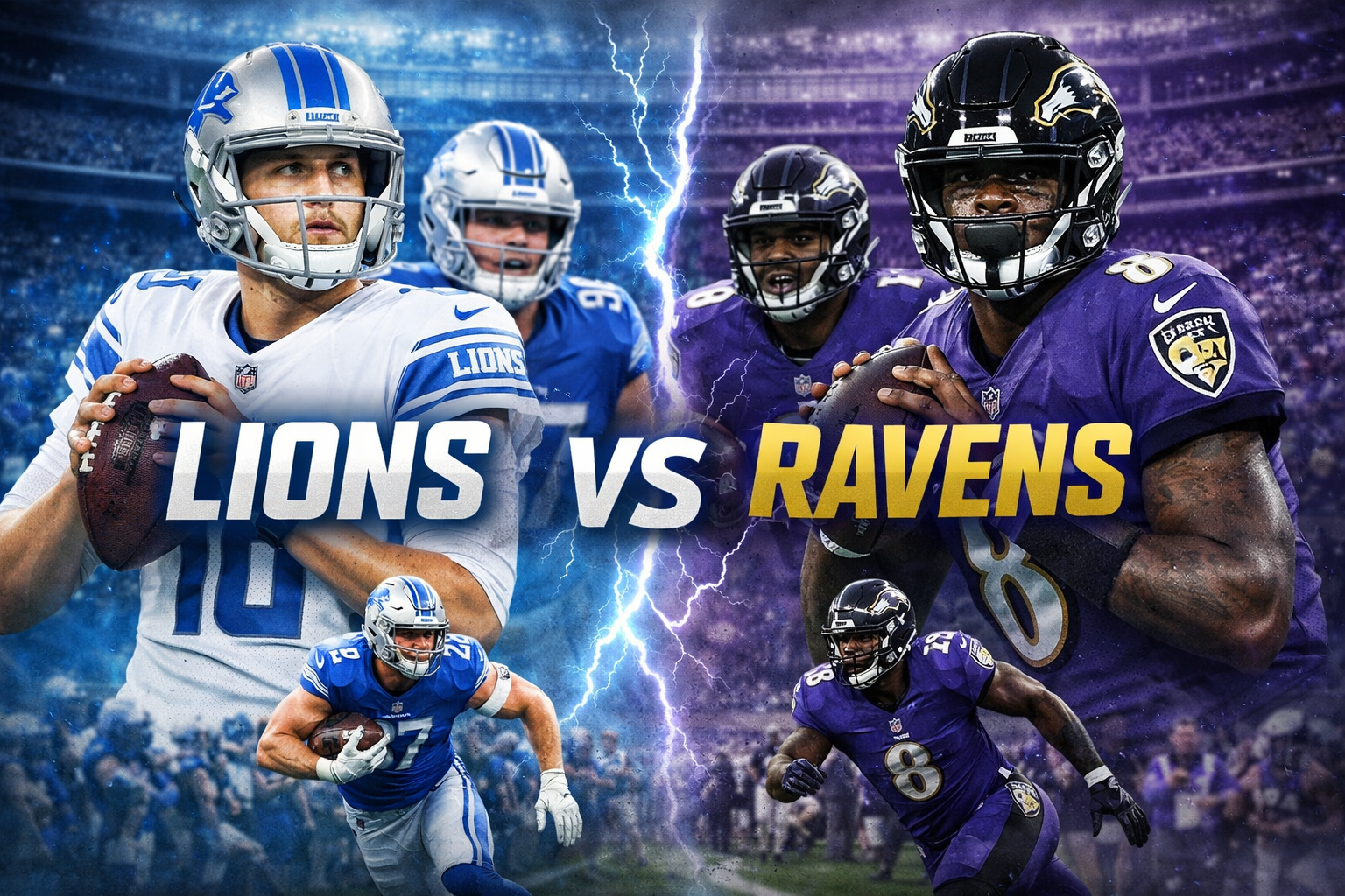 Detroit Lions vs Baltimore Ravens Player Stats Breakdown