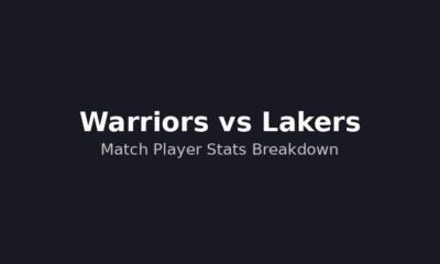 Golden State Warriors vs Lakers Match Player Stats Guide