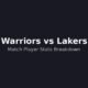 Golden State Warriors vs Lakers Match Player Stats Guide