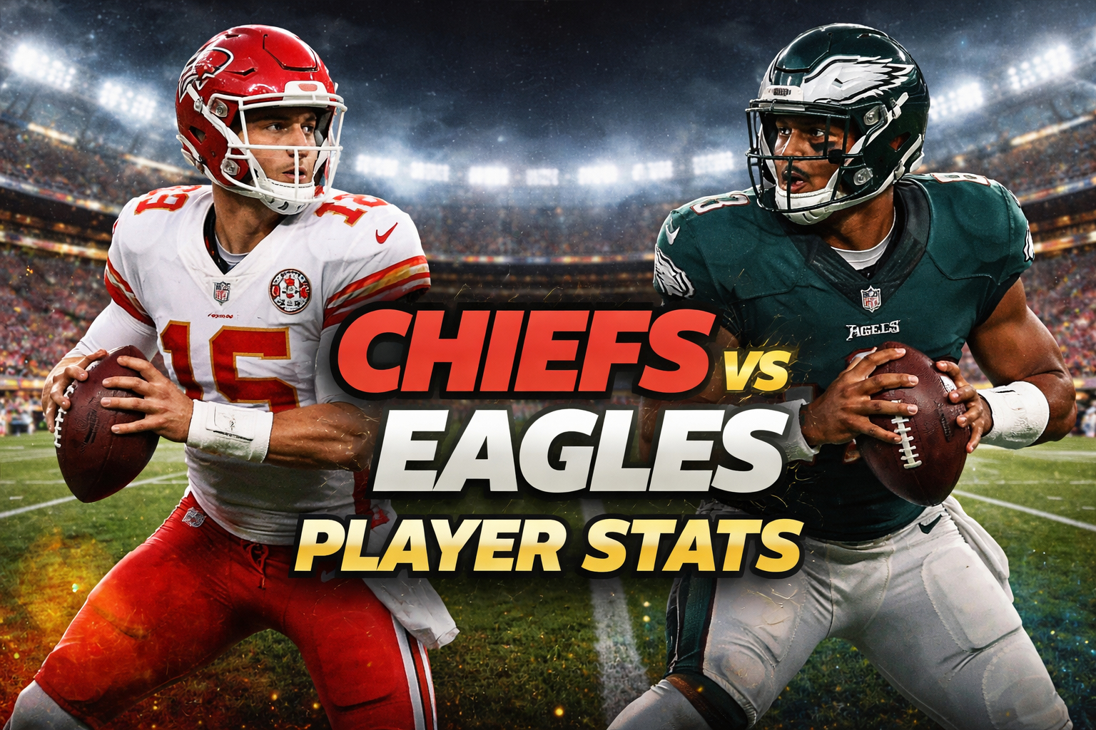 Kansas City Chiefs vs Philadelphia Eagles Match Player Stats