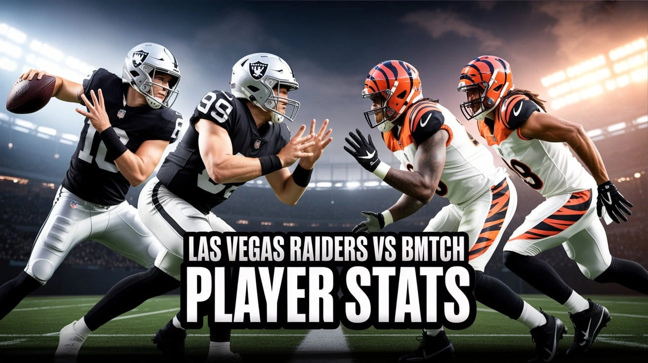 Las Vegas Raiders vs Bengals Match Player Stats