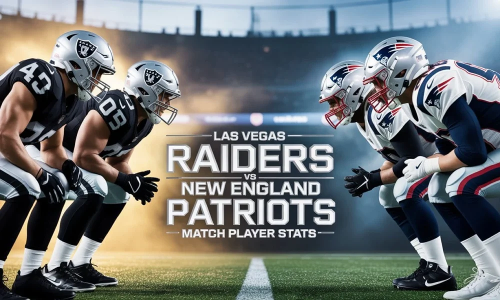 Las Vegas Raiders vs New England Patriots Match Player Stats