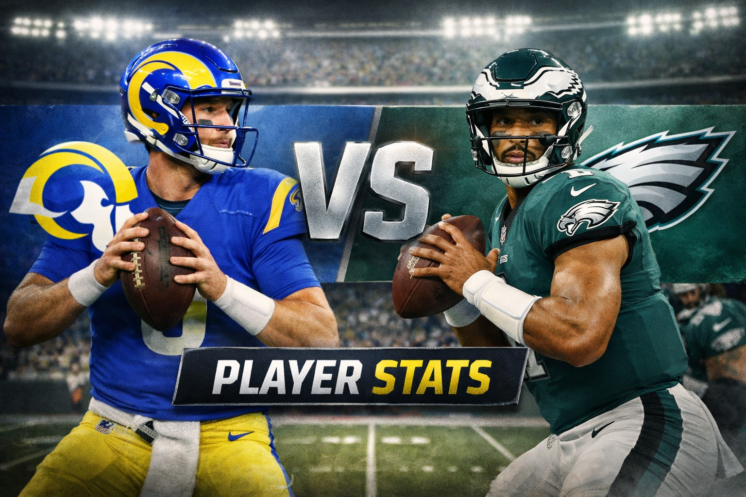 Los Angeles Rams vs Philadelphia Eagles Match Player Stats