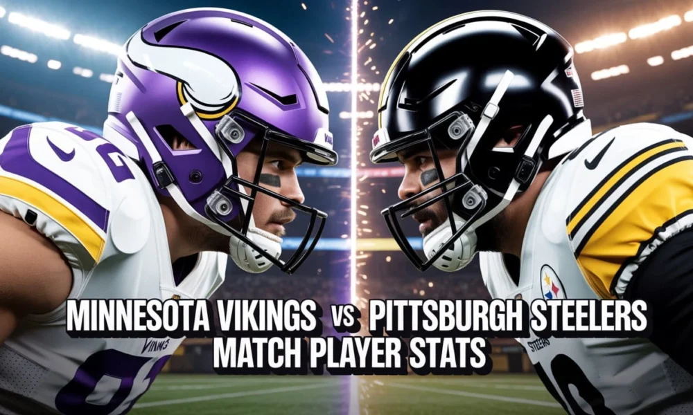 Minnesota Vikings vs Pittsburgh Steelers Match Player Stats