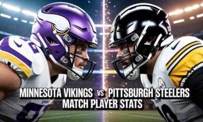 Minnesota Vikings vs Pittsburgh Steelers Match Player Stats