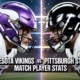 Minnesota Vikings vs Pittsburgh Steelers Match Player Stats