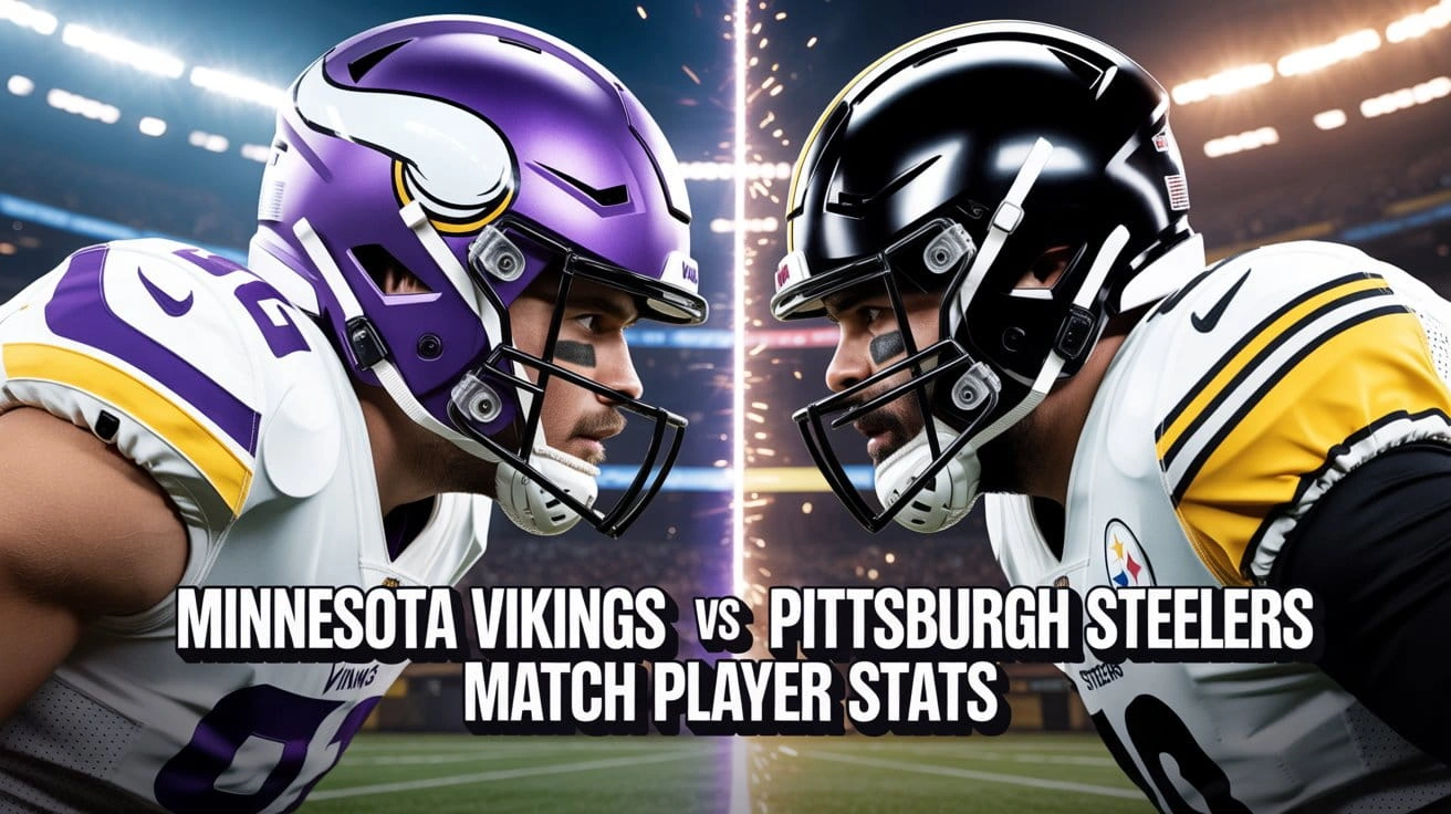 Minnesota Vikings vs Pittsburgh Steelers Match Player Stats