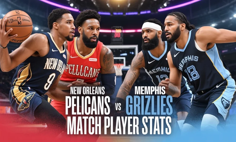 New Orleans Pelicans vs Memphis Grizzlies Match Player Stats