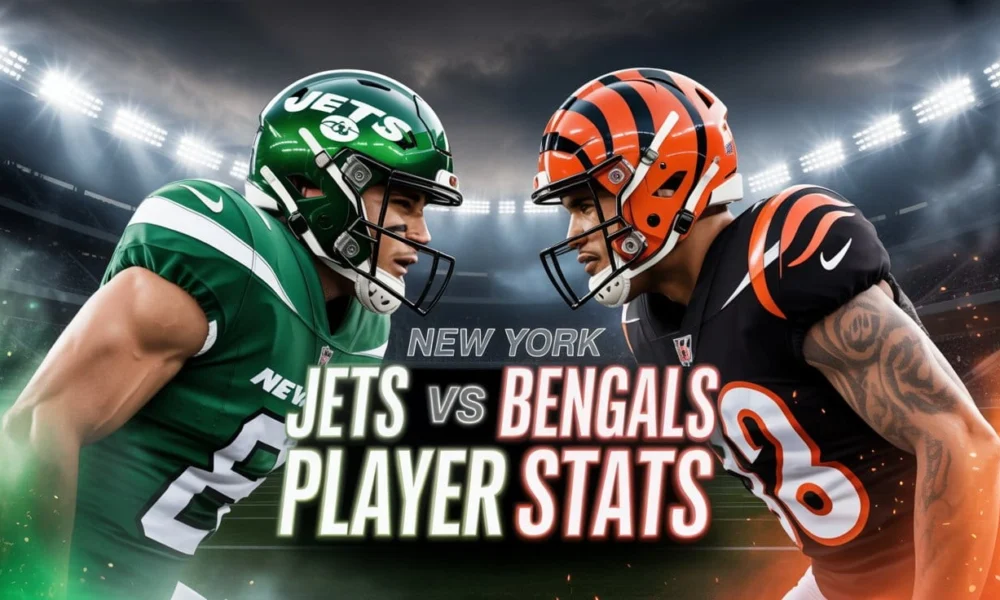New York Jets vs Bengals Match Player Stats