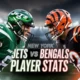 New York Jets vs Bengals Match Player Stats