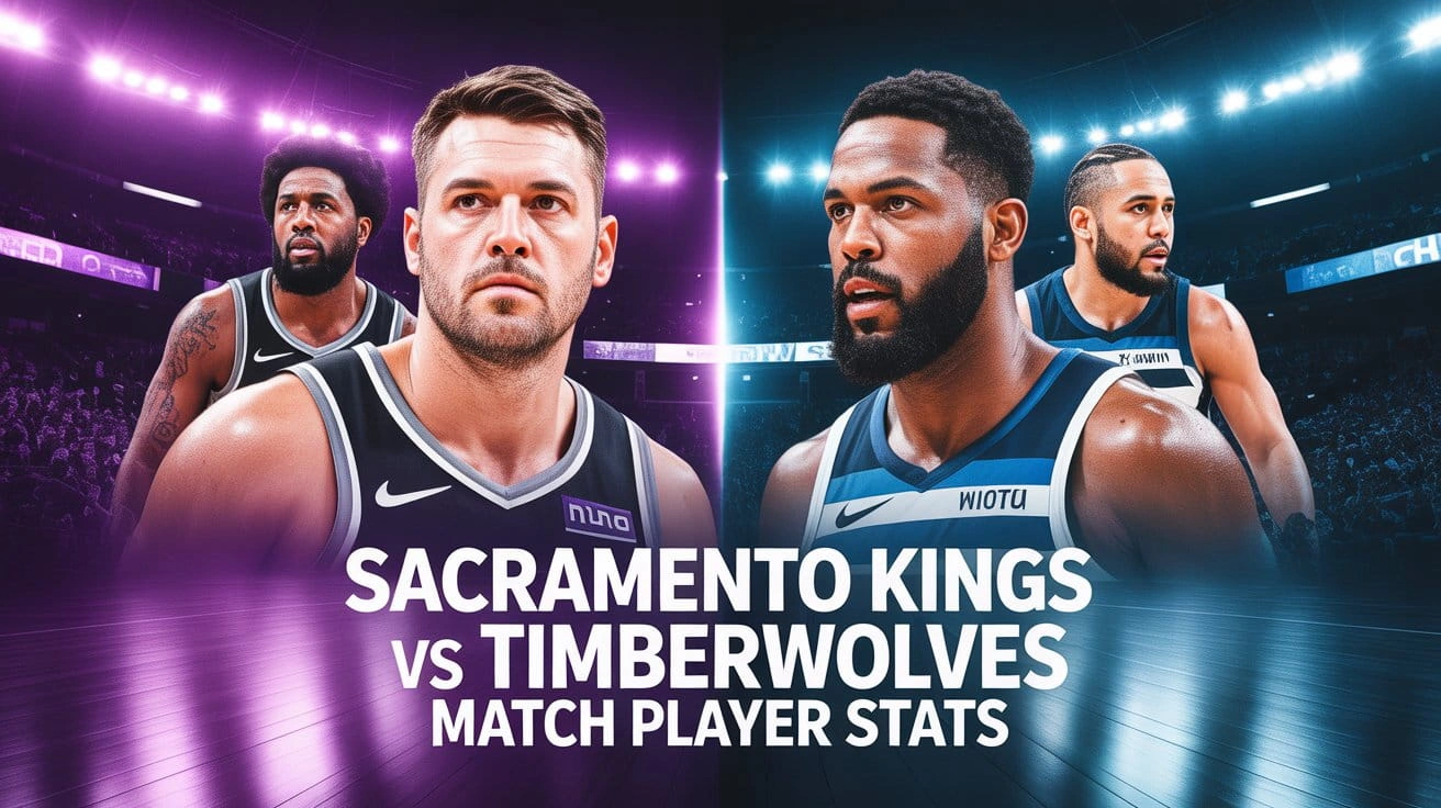 Sacramento Kings vs Timberwolves Match Player Stats