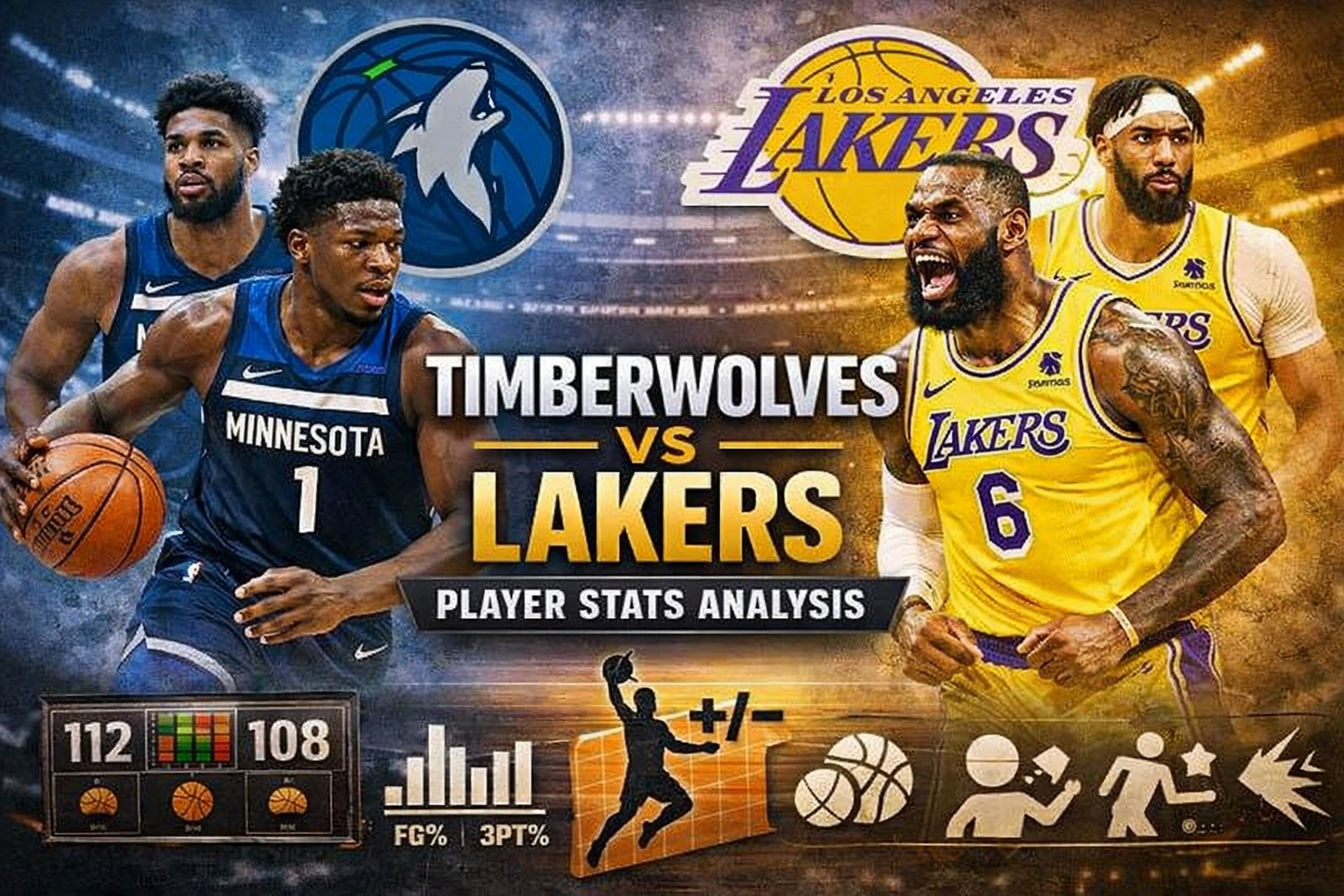 Timberwolves Vs Lakers Match Player Stats Guide