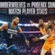 Timberwolves vs Phoenix Suns Match Player Stats