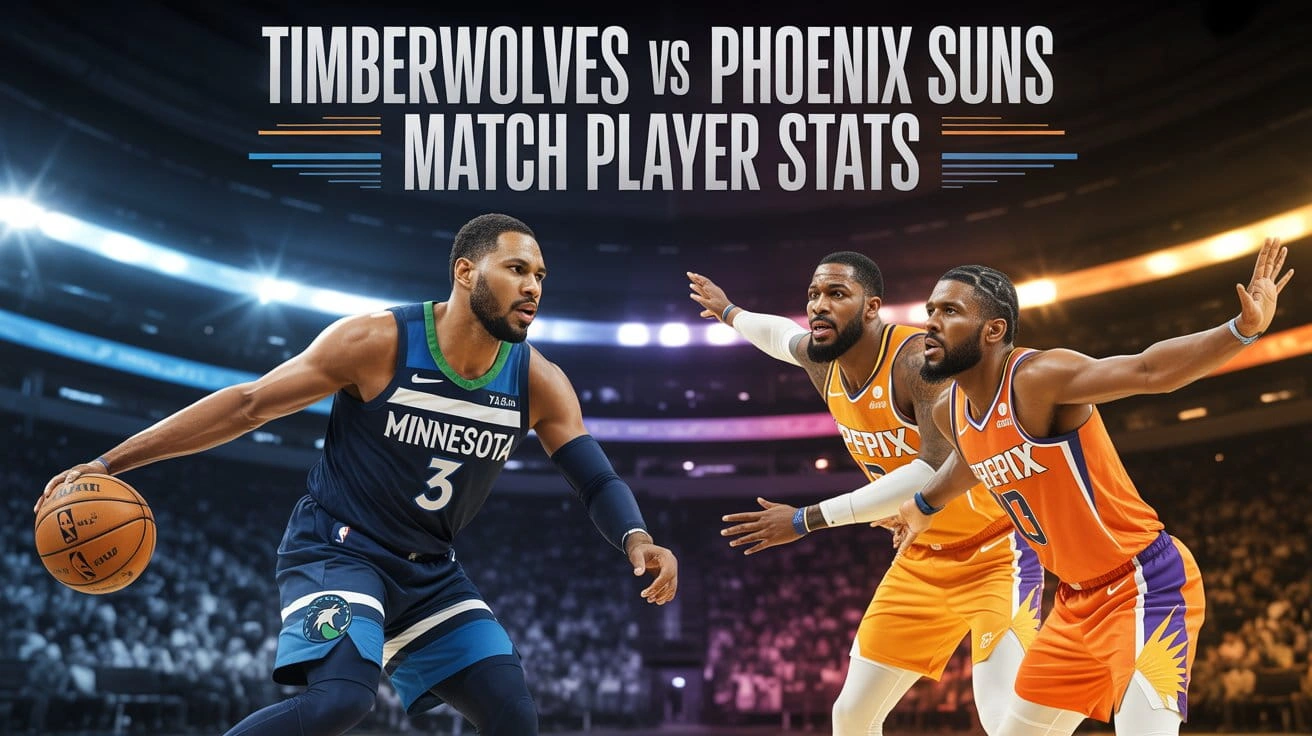 Timberwolves vs Phoenix Suns Match Player Stats