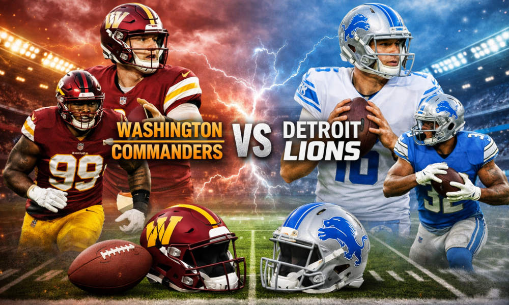 Washington Commanders vs Detroit Lions Match Player Stats