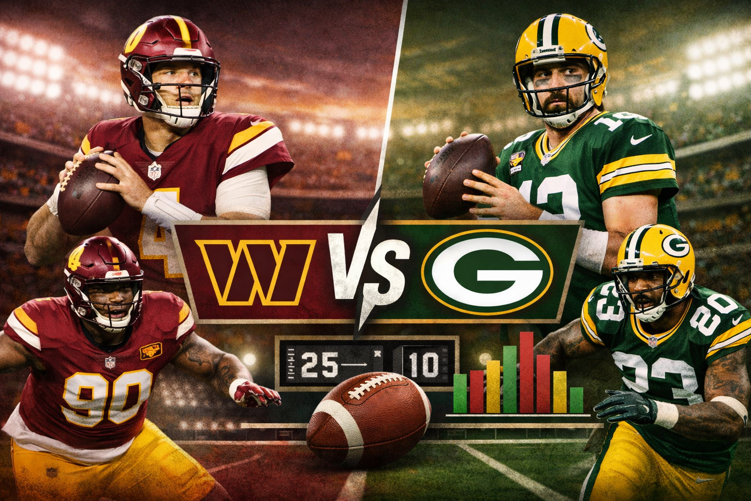 Washington Commanders vs Green Bay Packers Player Stats